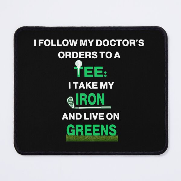 Item preview, Take My Iron and Live On Greens (Funny Golf Tee) designed and sold by molamode.