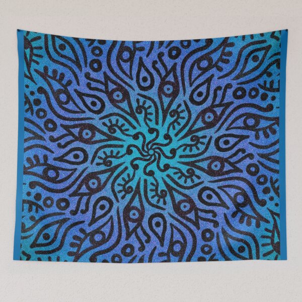 Item preview, Blue eye psychedelic swirl designed and sold by LindsayCat.