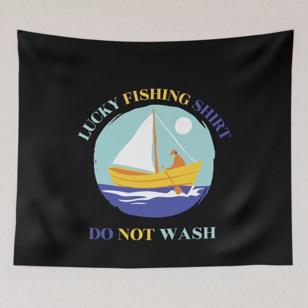 Item preview, LUCKY FISHING DO NOT WASH  designed and sold by Clurixious.