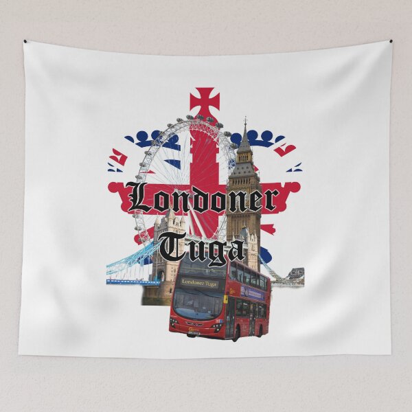 Item preview, Londoner Tuga - Tugas around the world designed and sold by TugaMerch.