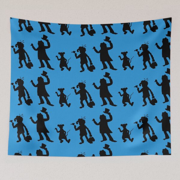 Item preview, Hitchhiking Ghosts - Black silhouette designed and sold by RackhamGreg.