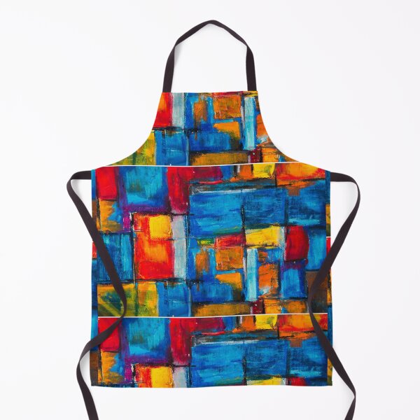 Item preview, Red, Green, Yellow, and Blue Abstract Painting designed and sold by joeredbu.