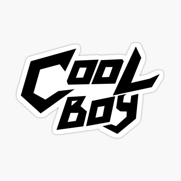 bad boy and cool boy' Sticker | Spreadshirt