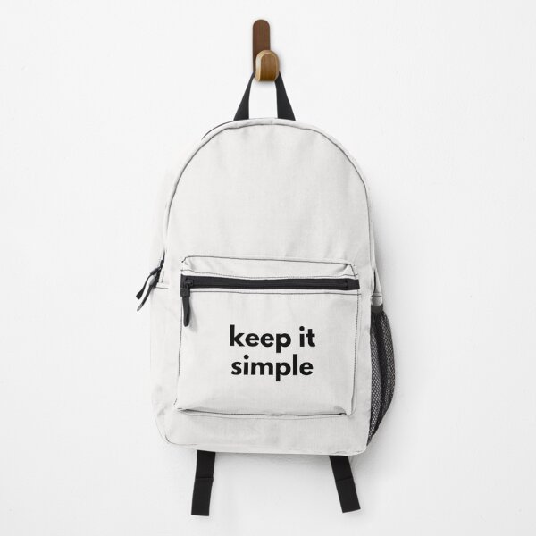 Item preview, Keep It Simple. Text only design. Black text. Lower case. designed and sold by JellyBeenzz.