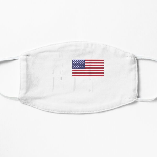 American As Fuck Af Patriot Tshirt Flat Mask