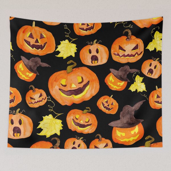 Item preview, Let’s Get Spooky|Pumpkin Pattern designed and sold by yousseftalat2.