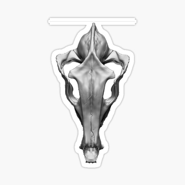 Item preview, Copy of Copy of Maned wolf 3D Zbrush halloween skull designed and sold by RIOKOTZU.