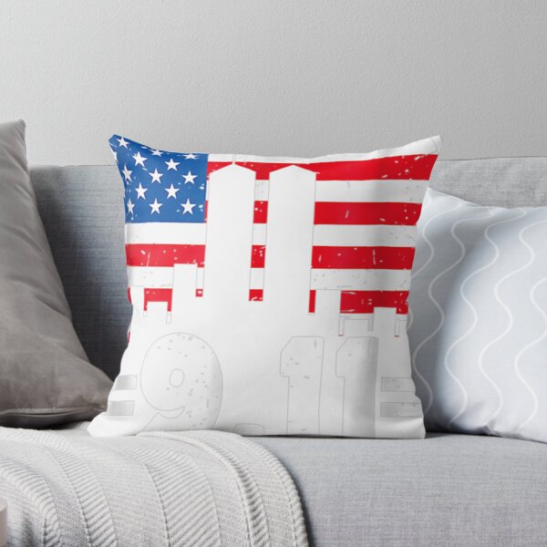 Patriot Day We Will Never Forget. 09.11.2001 Throw Pillow
