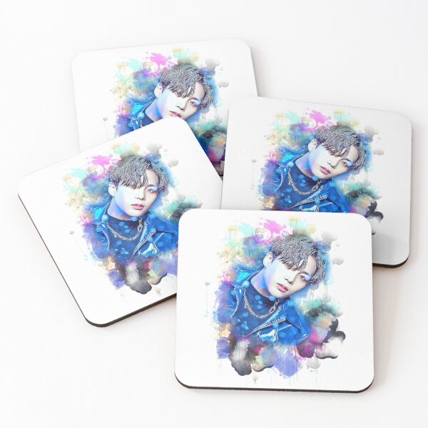Item preview, Ateez Jong Ho DejaVu colorful art designed and sold by Lajibolalaa.