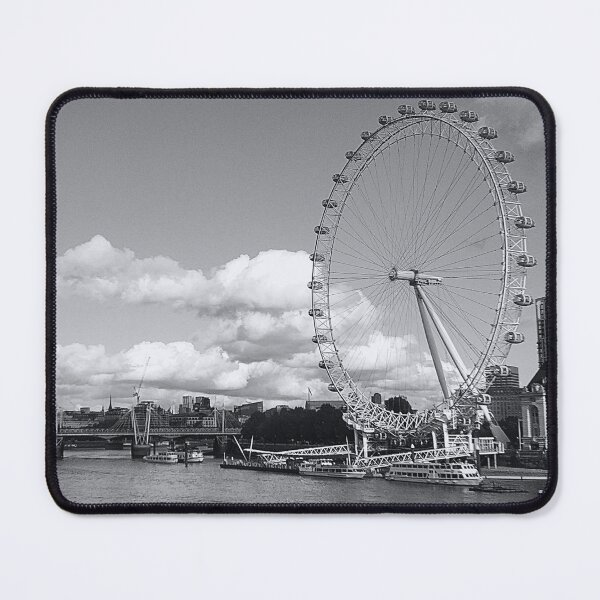 Item preview, Black and white London Eye photograph  designed and sold by Thought2reality.