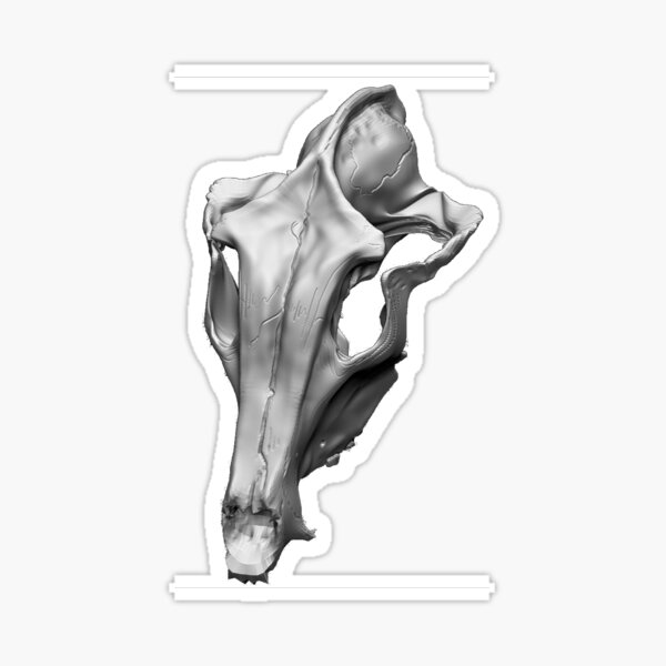 Item preview, Copy of Copy of Copy of Maned wolf 3D Zbrush halloween skull designed and sold by RIOKOTZU.