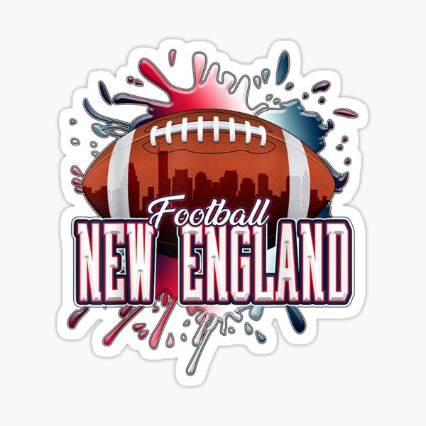 New England Football Shirt | Retro Vintage Boston Patriot Sticker
