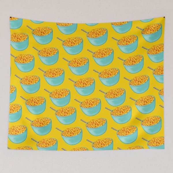 Item preview, Mac & Cheese Pattern - Yellow designed and sold by Kelly  Gilleran.