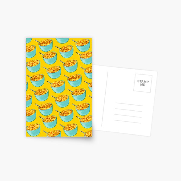 Item preview, Mac & Cheese Pattern - Yellow designed and sold by Kelly  Gilleran.