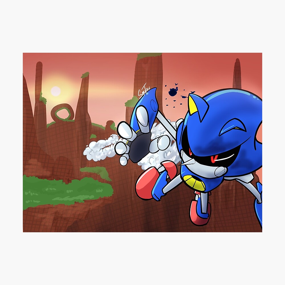 Neo Metal Sonic Poster for Sale by MobianMonster