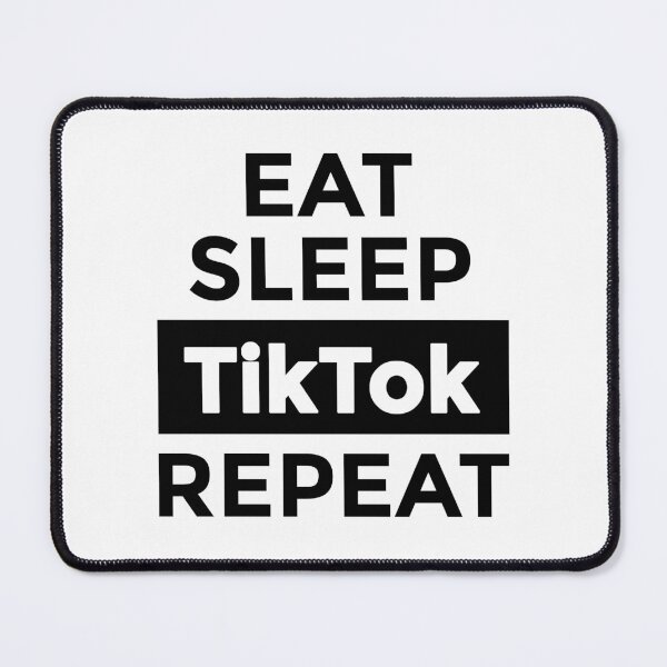 Artikelvorschau, Eat Sleep TikTok Repeat entworfen und verkauft von CatArtStore.