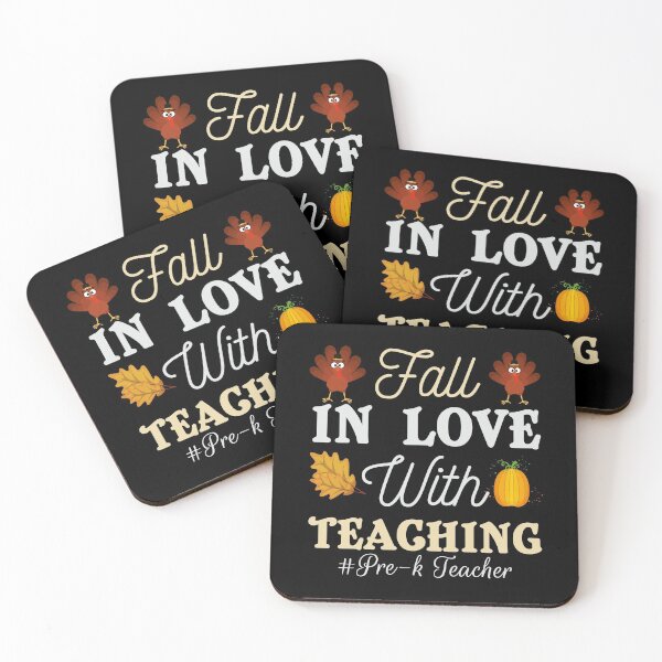 Item preview, Fall In Love With Teaching Pre-K Teacher Thanksgiving - thanksgiving gifts to teacher designed and sold by NiceSpot.