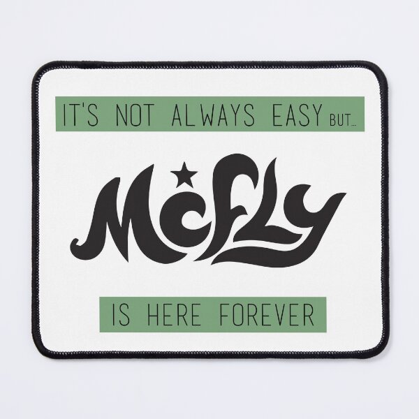 Item preview, it's not always easy but mcfly's here forever designed and sold by artfrommaya.