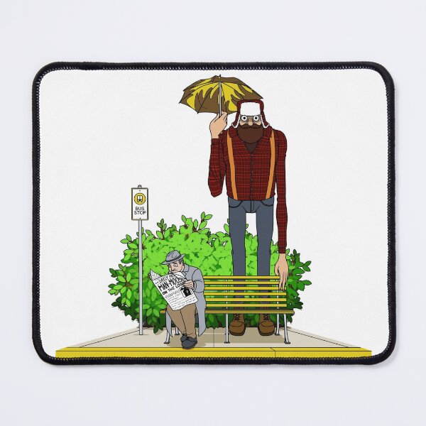 Man-Moose On The Loose Mouse Pad