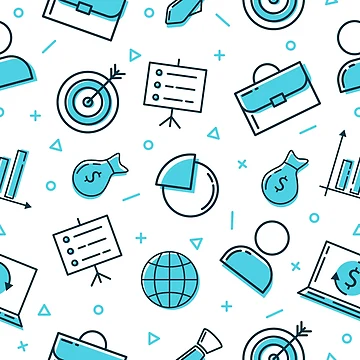 Artwork thumbnail, Businessman stuff pattern by RafaelLima7