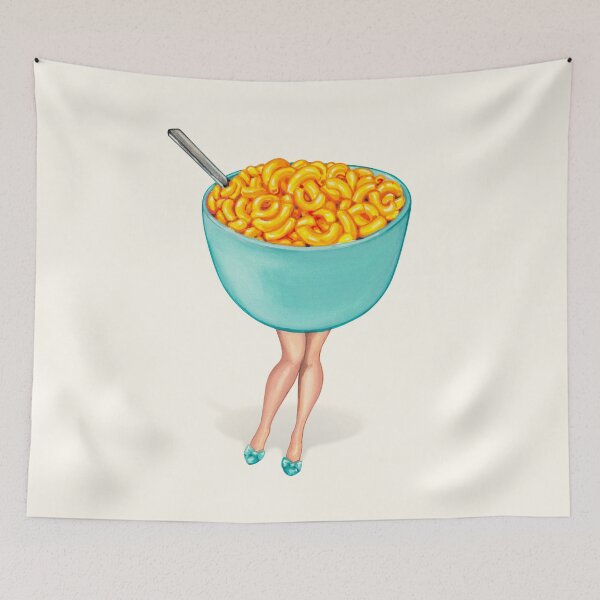 Item preview, Pin-Up de macarrones con queso designed and sold by Kelly Gilleran.
