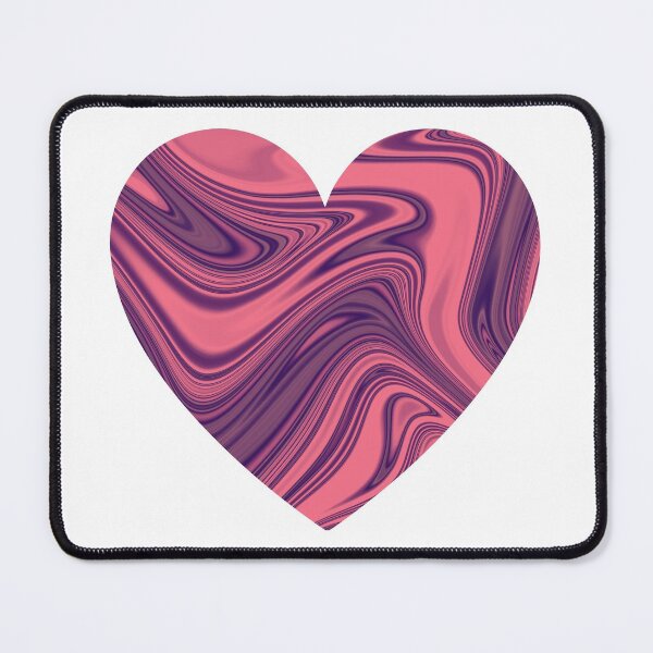 Item preview, Holographic Pink Heart Marble Chrome Design designed and sold by PrettyPage.