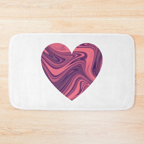 Item preview, Holographic Pink Heart Marble Chrome Design designed and sold by PrettyPage.