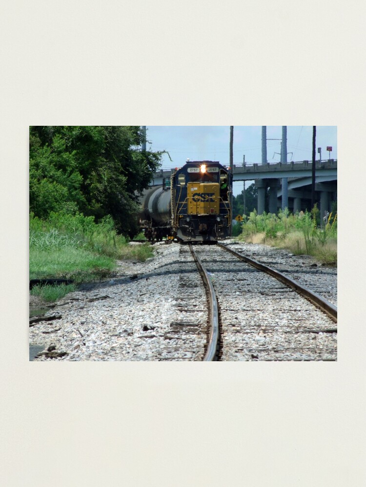 Thumbnail 1 of 3, Photographic Print, On The Rails designed and sold by carnellm.