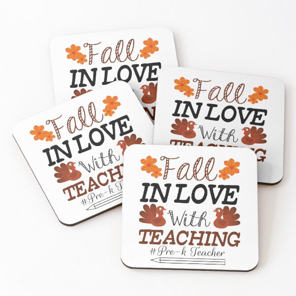 Item preview,  Fall In Love With Teaching Pre-K Teacher Thanksgiving - thanksgiving gifts to teacher designed and sold by NiceSpot.