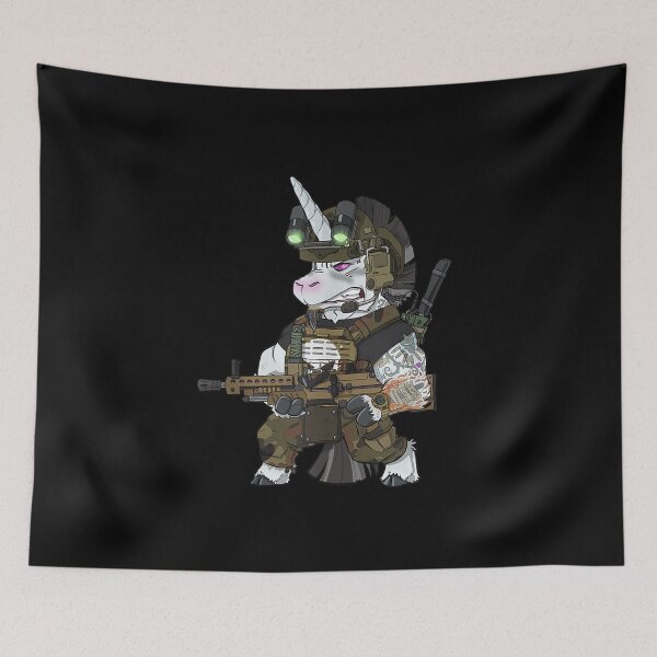 Item preview, Tactical Unicorn Soldier Patriot Veteran Bundeswehr Einhorn Tank Top  designed and sold by jeanaivetteahoh.