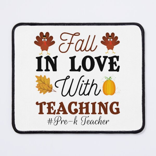 Item preview, Fall In Love With Teaching Pre-K Teacher Thanksgiving - thanksgiving gifts to teacher designed and sold by NiceSpot.