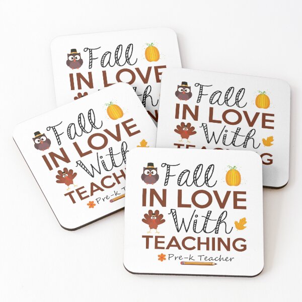 Item preview,  Fall In Love With Teaching Pre-K Teacher Thanksgiving - thanksgiving gifts to teacher designed and sold by NiceSpot.