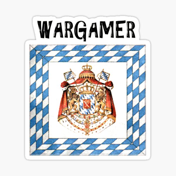 Item preview, Wargamer - Bavarian Flag Napoleonic Period designed and sold by Mil Merchant.