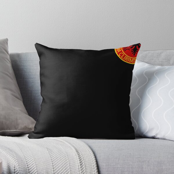 Albanian Kosovo Army Shirt Uck Uqk Patriot Throw Pillow