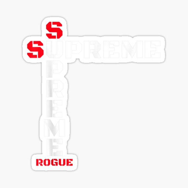 Supreme Rogue Warrior Patriot Military Armed Forces Rebel Sticker