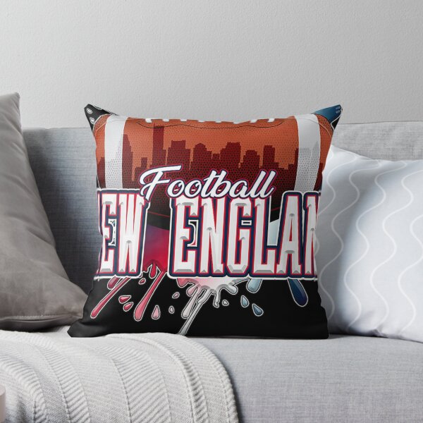 New England Football Shirt | Retro Vintage Boston Patriot Premium Throw Pillow