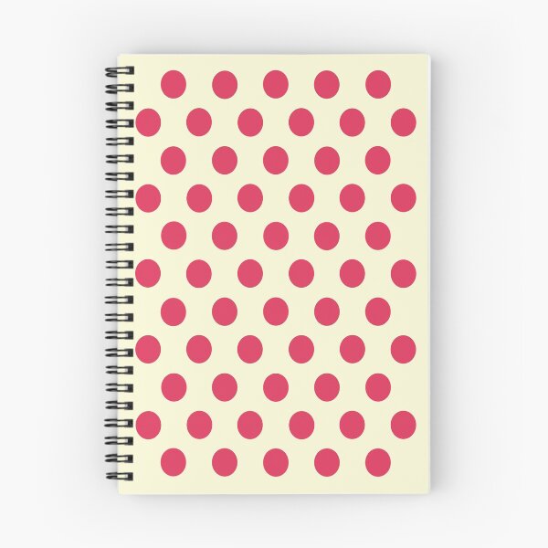Item preview, Medium RASPBERRY PINK and CREAM POLKA DOTS designed and sold by RachelMacht.