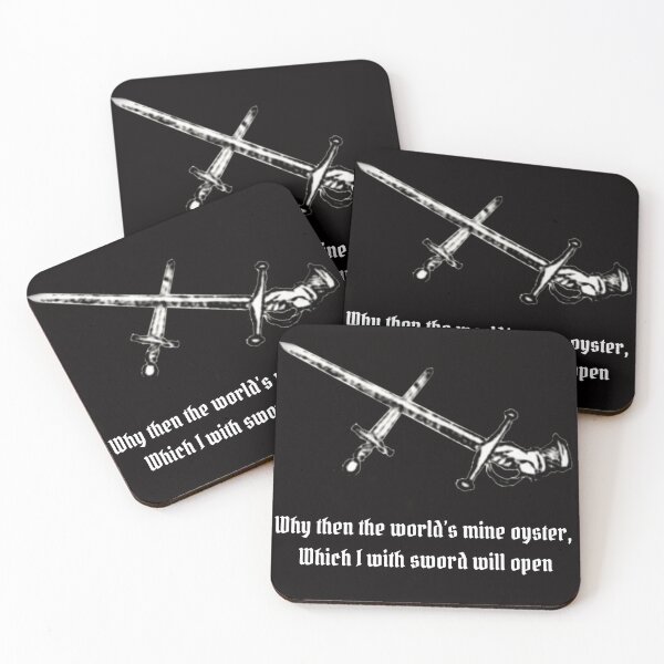 Item preview, Why then the World's mine Oyster - Shakespeare quote designed and sold by MemesOfHistory.
