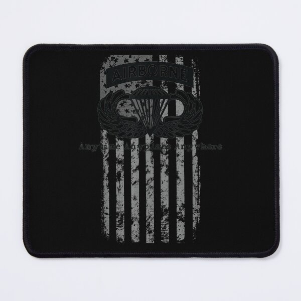 Item preview, Airborne Paratrooper Black Jump Wings Airborne Tab With Flag   designed and sold by jeanaivetteahoh.