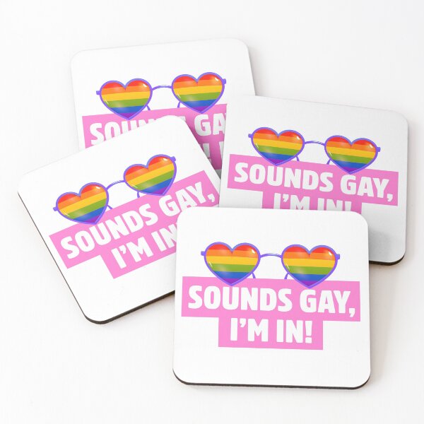 Item preview, LGBTQ Pride Sounds Gay I'm In Gay Pride designed and sold by StickerbashCo.