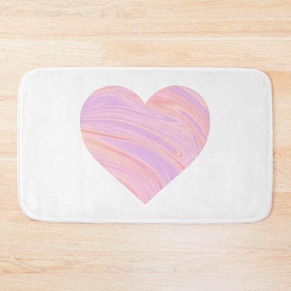 Item preview, Holographic Pink Heart Marble Chrome Design designed and sold by PrettyPage.