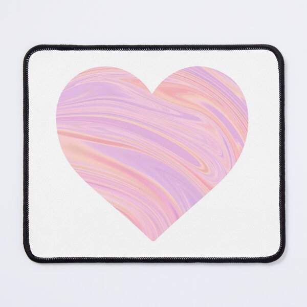 Item preview, Holographic Pink Heart Marble Chrome Design designed and sold by PrettyPage.