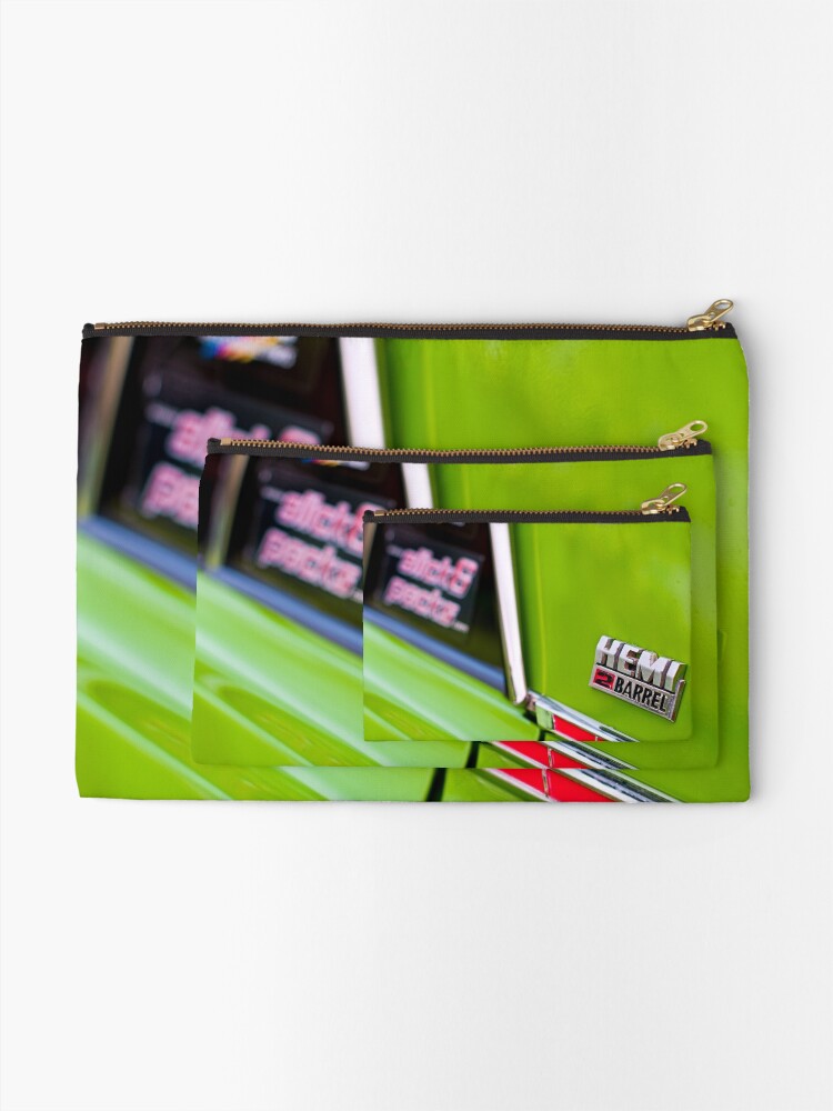 Alternate view of Green Pacer Hemi Zipper Pouch