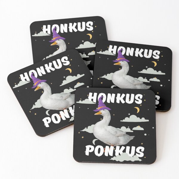 Item preview, Halloween Parody Honkus Ponkus, Witch Hat Wearing Realistic Duck Design designed and sold by MiaDelelai.