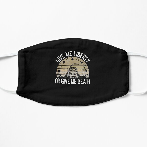 Vintage Give Me Liberty Or Give Me Death Men Women Gift Tank Top Flat Mask