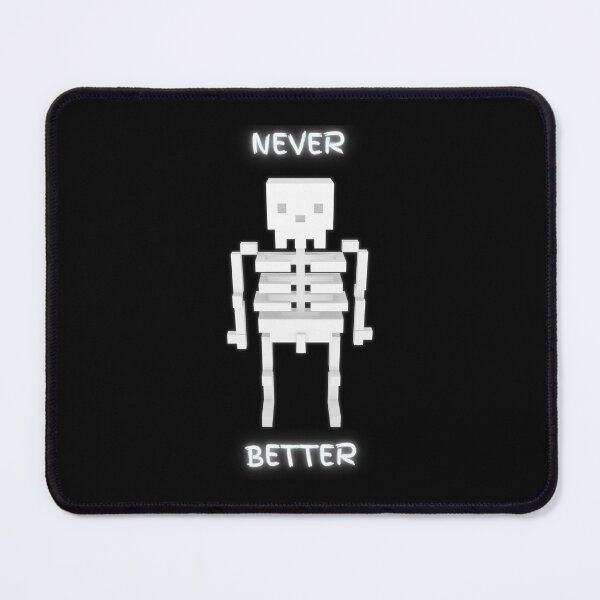 Item preview, Never Better glowing skeleton for Halloween designed and sold by amithachapa.