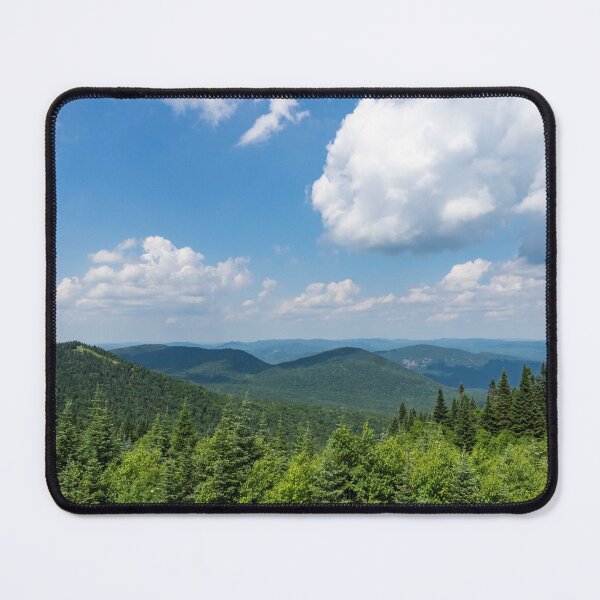 Item preview, Big Sky Country - a Heavenly Vista of Forested Mountaintops and Cottony Clouds designed and sold by Georgia Mizuleva.
