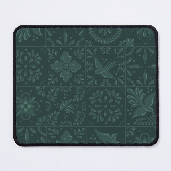 Item preview, Mexican Deep Turquoise Talavera Tile Pattern by Akbaly designed and sold by Akbaly.
