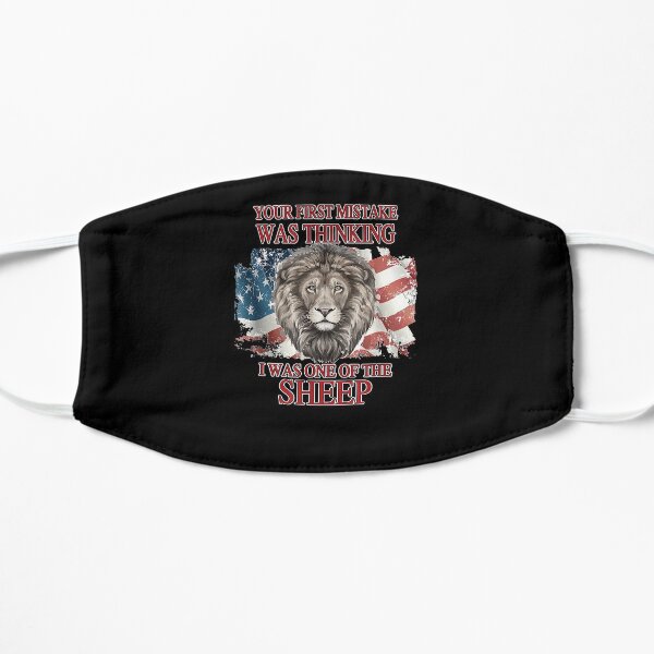Your First Mistake Patriot Party Lion We The People Flat Mask