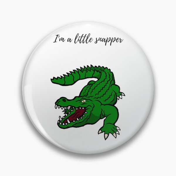 Item preview, I'm a little snapper - crocodile fun designed and sold by Haveonelikethis.